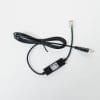 BakkerElkhuizen Work & Move Signalkabel 1,5 m Gelb UltraBoard 960 V2 Standard Kompakt, DE, USB, 1.45 m, 600 g