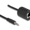 Delock Stereo Audio Extender RJ45 Buchse zu 3,5 mm Klinkenstecker Cat.5