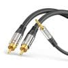 PureLink sonero 2x Cinch auf 3,5mm Audio Kabel 3,0m Konfigurierbares RS232 Kabel mit DIP-Switch