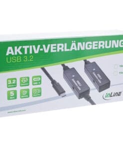InLine® USB 3.2 Gen.1 Aktiv-Verlängerung, USB-C Stecker an USB-C Buchse, 10m InLine® USB 3.2 Gen.1 Aktiv-Verlängerung, USB-C Stecker an USB-C Buchse, 10m – Bild 4
