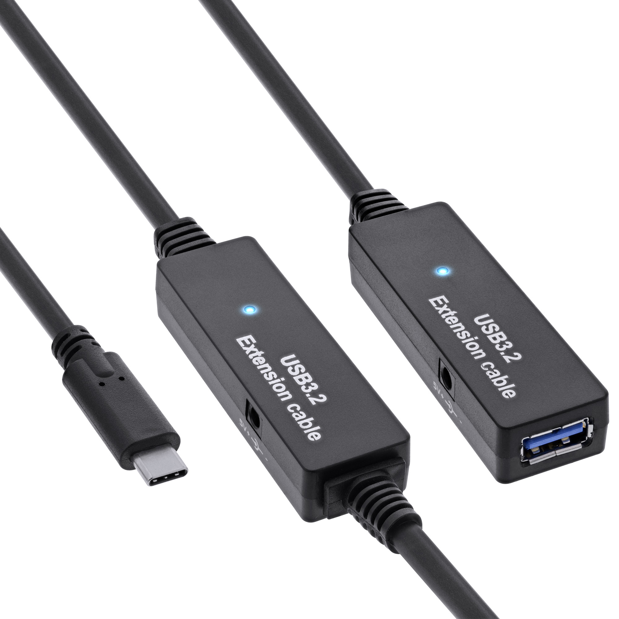 InLine® USB 3.2 Gen.1 Aktiv-Verlängerung, USB-C Stecker an USB-A Buchse, 15m InLine® USB 3.2 Gen.1 Aktiv-Verlängerung, USB-C Stecker an USB-A Buchse, 15m