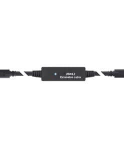 Alternative view of InLine® USB 3.2 Gen.1 Aktiv-Kabel, USB-C Stecker an USB-C Stecker, schwarz, 5m