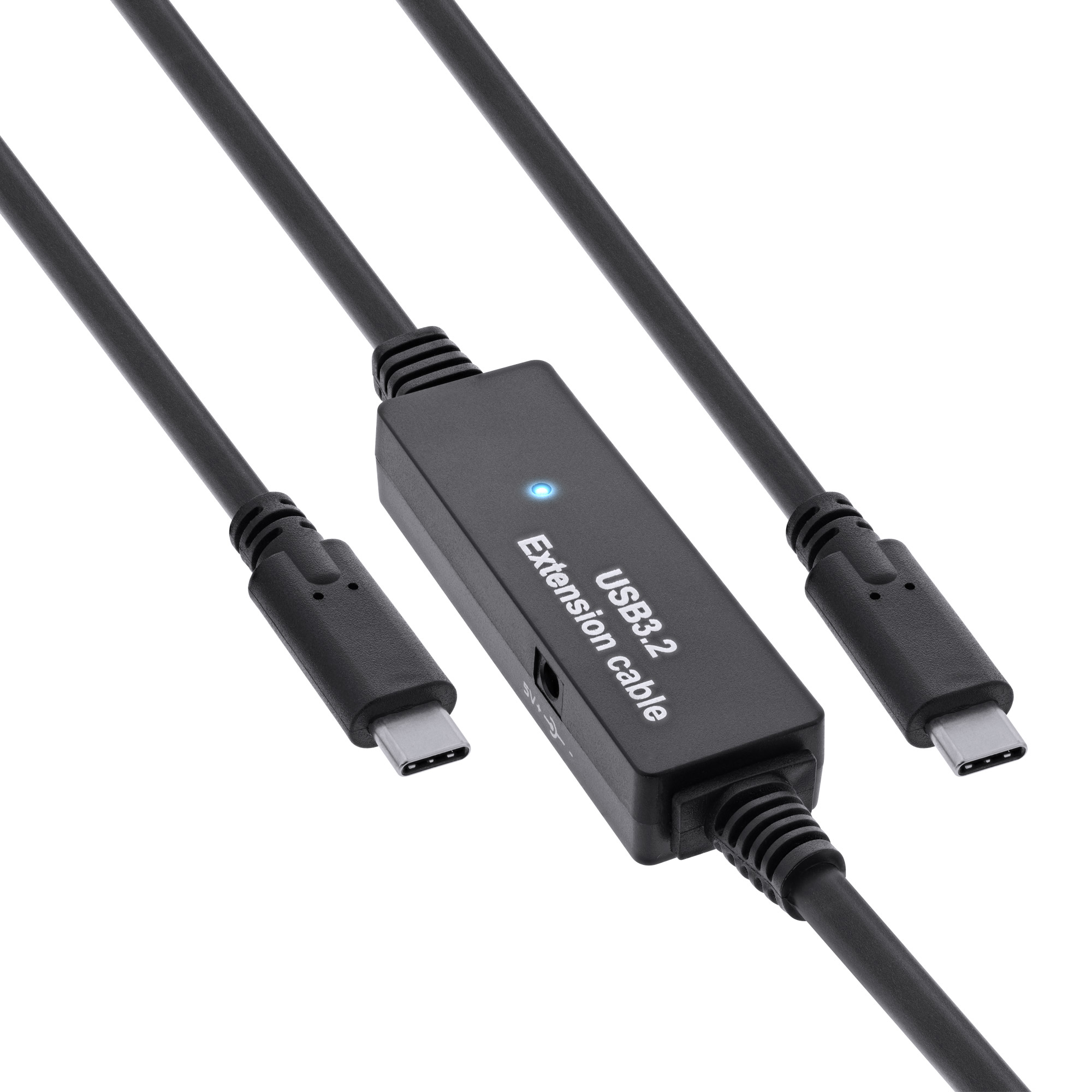 InLine® USB 3.2 Gen.1 Aktiv-Kabel, USB-C Stecker an USB-C Stecker, schwarz, 10m InLine® USB 3.2 Gen.1 Aktiv-Kabel, USB-C Stecker an USB-C Stecker, schwarz, 10m