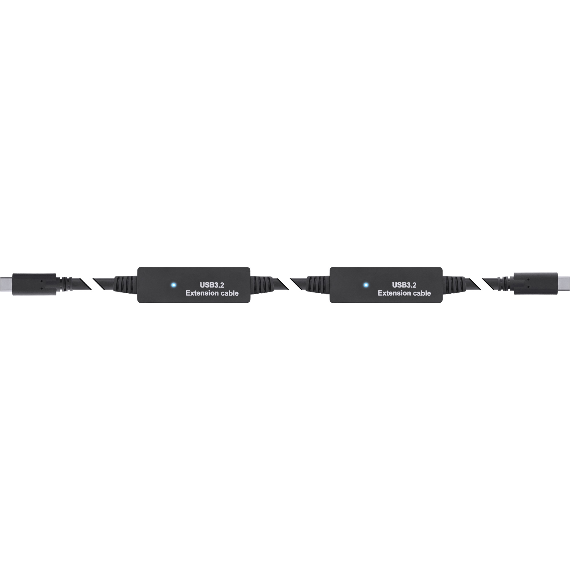 InLine® USB 3.2 Gen.1 Aktiv-Kabel, USB-C Stecker an USB-C Stecker, schwarz, 10m InLine® USB 3.2 Gen.1 Aktiv-Kabel, USB-C Stecker an USB-C Stecker, schwarz, 10m – Bild 2