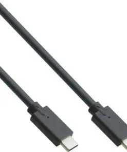 InLine® USB 3.2 Gen.2 Kabel, USB Typ-C Stecker/Stecker, schwarz, 1m