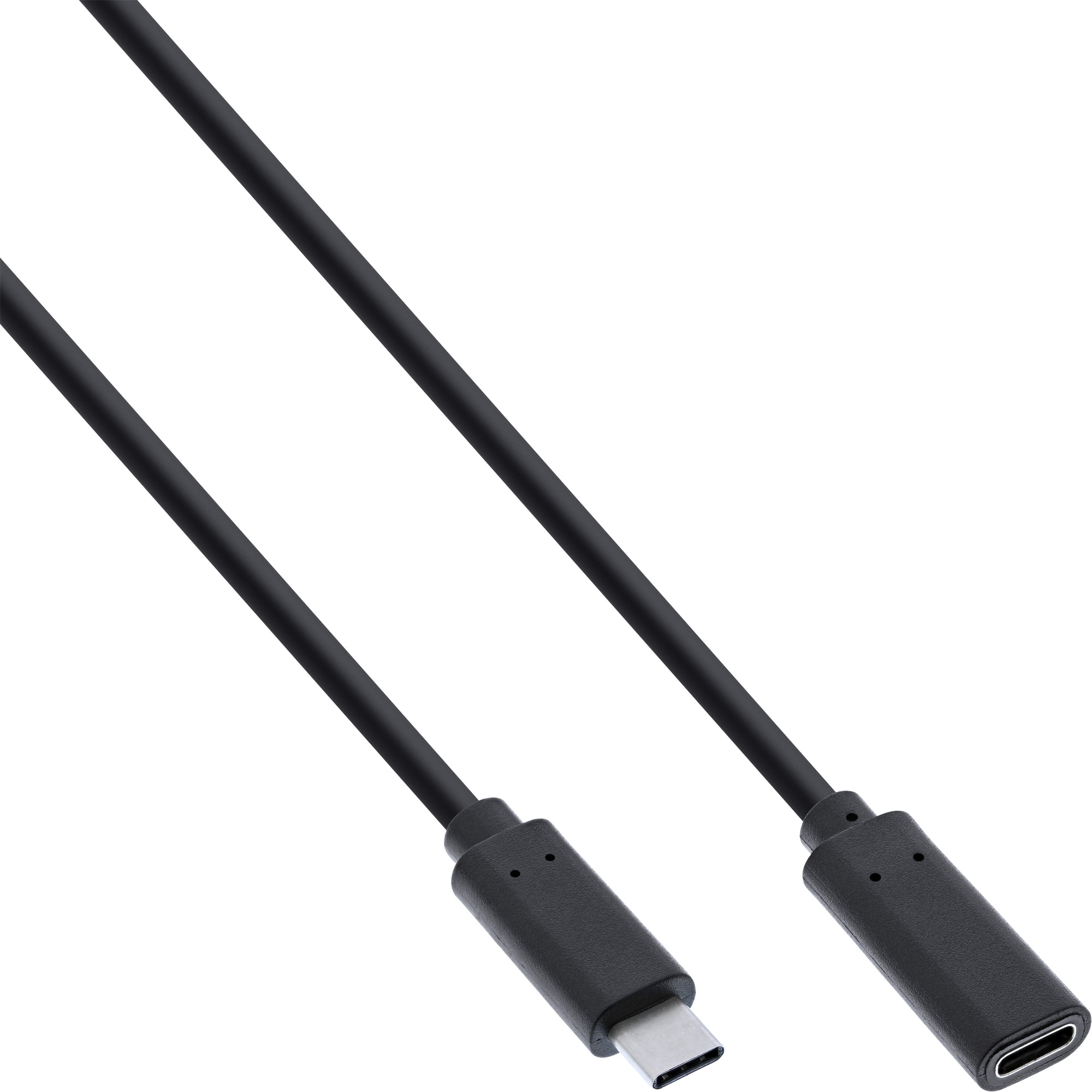 InLine® USB 3.2 Kabel, USB Typ-C Verlängerung Stecker/Buchse, schwarz, 0,5m InLine® USB 3.2 Kabel, USB Typ-C Verlängerung Stecker/Buchse, schwarz, 0,5m