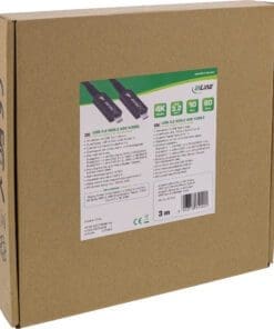 Alternative view of InLine® USB 3.2 Gen.2 AOC Kabel, USB-C Stecker/Stecker, schwarz, 15m