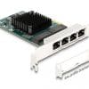 Delock PCI Express x1 Karte zu 4 x RJ45 Gigabit LAN BCM Präsentationen leicht gemacht!