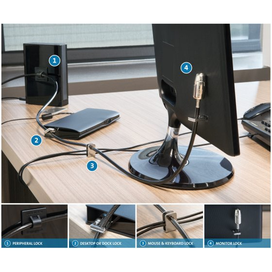Kensington Schließsystem für Desktop- und Peripheriegeräte 2.0 – Master Keyed Kensington Schließsystem für Desktop- und Peripheriegeräte 2.0 – Master Keyed – Bild 6