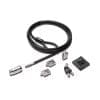 Kensington Schließsystem für Desktop- und Peripheriegeräte 2.0 – Master Keyed Kensington MicroSaver® 2.0 Chassis-Schloss – Single Keyed. Produktfarbe: Grau, Edelstahl, Schloss Art: Schlüssel. Gewicht: 30 g, Abmessungen (BxTxH): 13 x 25 x 18 mm