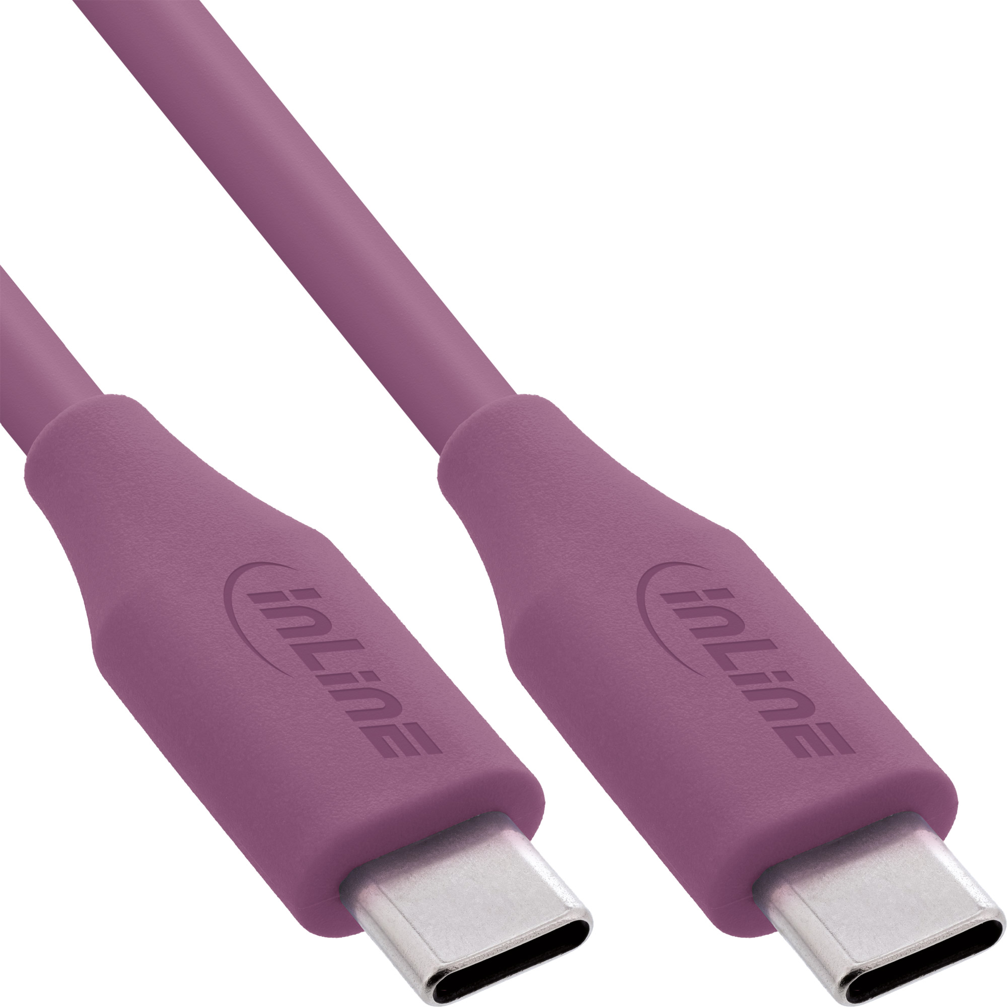 InLine® USB 2.0 Kabel, USB-C Schnellladekabel 100W, Wild Berry/violett 2m InLine® USB 2.0 Kabel, USB-C Schnellladekabel 100W, Wild Berry/violett 2m