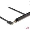 Delock M.2 Key A+E zu PCIe x16 NVMe Adapter gewinkelt mit 20 cm Kabel 90° gewinkelt mit Kabel 30 cm