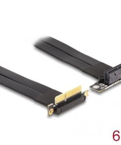 Delock Riser Karte PCI Express x4 Stecker 90° gewinkelt zu x4 Slot
