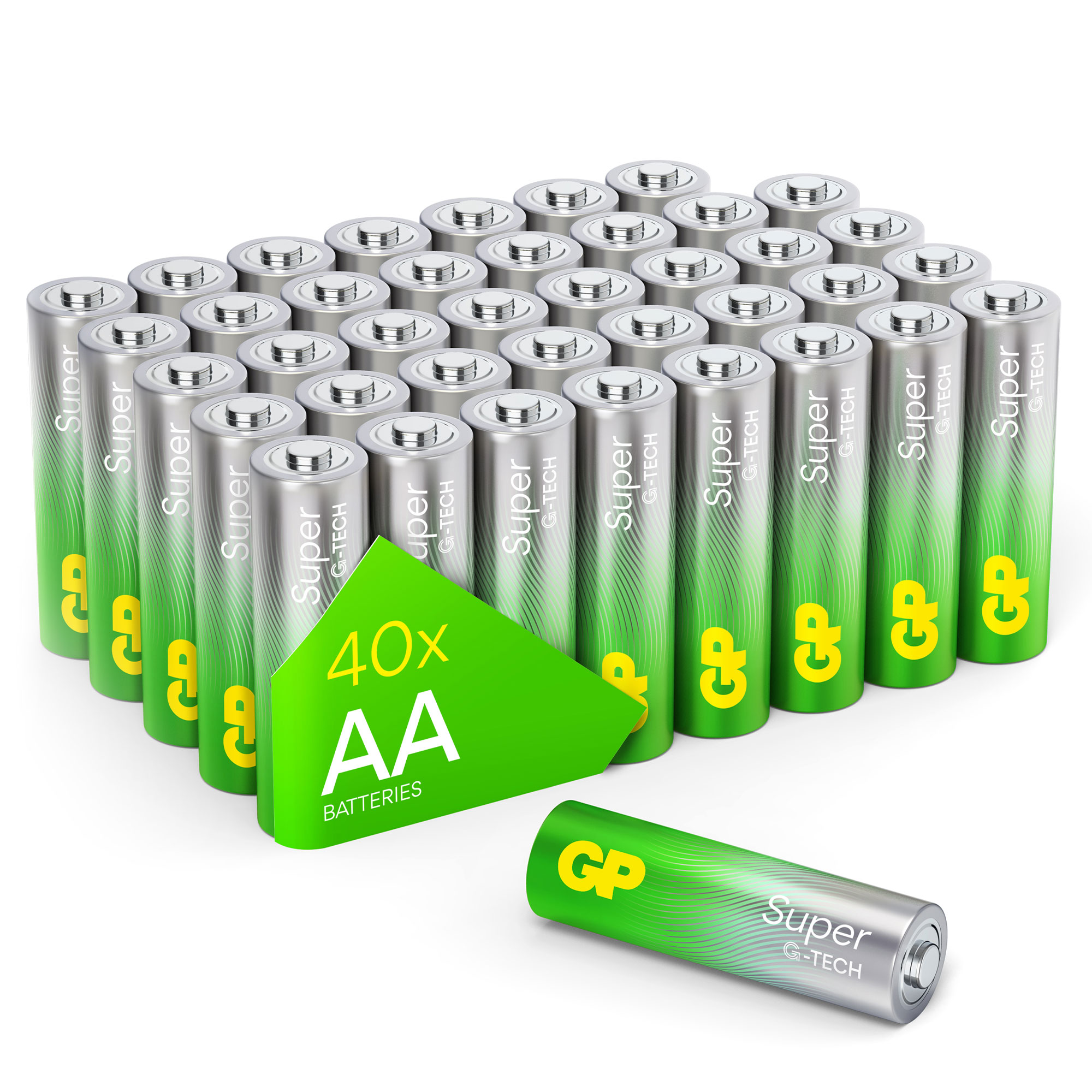 GP Batterie Mignon AA 1,5V Super Alkaline (40er Pack) GP Batterie Mignon AA 1,5V Super Alkaline (40er Pack)
