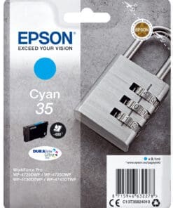 Epson Tintenpatrone 35 Cyan Vorhängeschloss