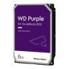 WD Purple Surveillance interne Festplatte 3,5" 6TB SATA 6 Gb/s Für den Dauerbetrieb in HD-Sicherheitssystemen entwickelt. Mit einer Workload von bis zu 180 TB/Jahr und Unterstützung für bis zu 64 Kameras sind WD Purple Festplatten für Überwachungssysteme optimiert.