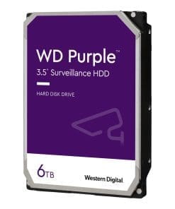 WD Purple Surveillance interne Festplatte 3,5" 6TB SATA 6 Gb/s