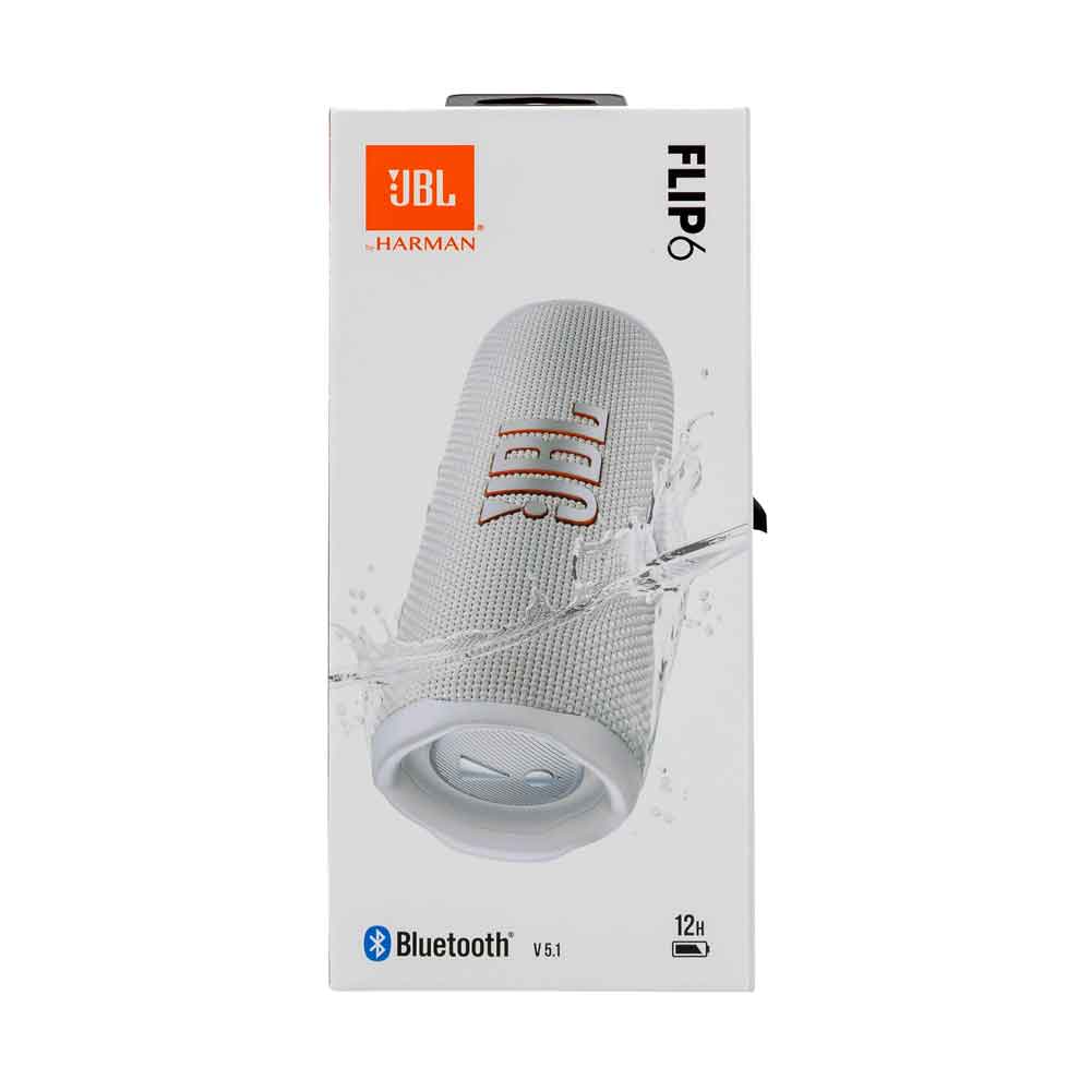 JBL Flip 6 Bluetooth Box in Weiß JBL Flip 6 Bluetooth Box in Weiß