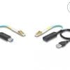 Delock USB 10 Gbps Typ-A Extender Set über LC Duplex Kabel