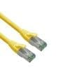 helos Patchkabel Cat.6a Superflex Cat.7 Rohkabel GHMT AWG 26/7 gelb 7,5m
