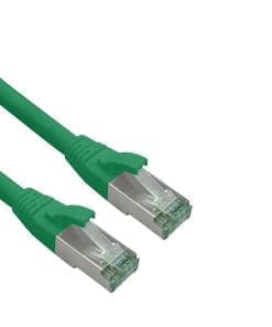 helos Patchkabel Cat.6a Superflex Cat.7 Rohkabel GHMT AWG 26/7 grün 1,0m