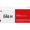 Canon Toner 046H Schwarz (ca. 6.300 Seiten) Die Canon 046H Toner-Cartridge mit hoher Reichweite sorgt für hochwertige Drucke bei geringeren Seitenkosten. Mit einer Reichweite von bis zu 5.000 Seiten bietet diese Cartridge ausreichen Kapazität für Ihre Druckanforderungen.
