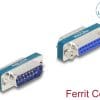Delock HF/EMI Entstörfilter D-Sub 15 Pin Stecker zu Buchse mit Tiefpass induktiv kompatibel Stecker 200 mm1.37, 88816