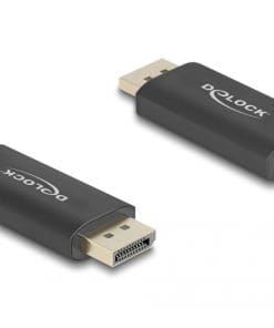 Delock Aktiver DisplayPort 1.4 zu HDMI Adapter 8K mit HDR Funktion