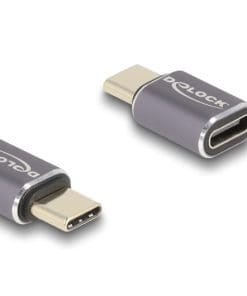 Delock USB Adapter 40 Gbps USB Type-C PD 3.0 100 W Stecker zu Buchse
