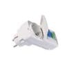 Bachmann Fehlerstrom Schutzadapter weiß Geräteverlängerung GST15 Stecker / GST18 Buchse 1,5m H05VV-F 3G1,50mm² sw