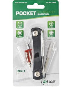 Alternative view of InLine® Taschen Schraubendreher-Set mit Bithalter 20in1