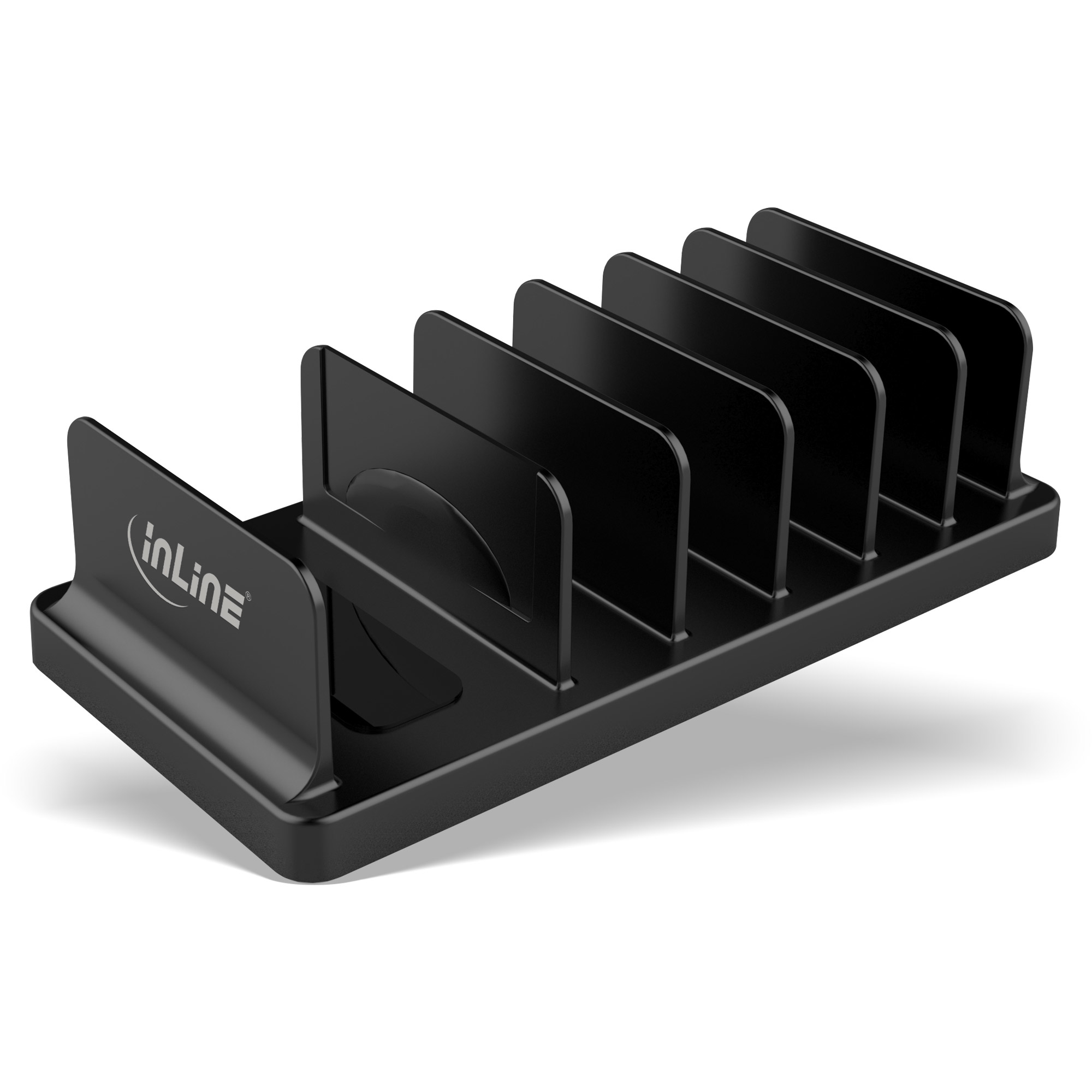 InLine® Multi-Stand mit 6 Fächern für Schreibtisch / Regal, schwarz, schwarz InLine® Multi-Stand mit 6 Fächern für Schreibtisch / Regal, schwarz, schwarz