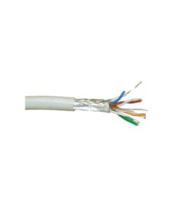 InLine® Verlegekabel, SF/UTP, Cat.5e, AWG24 CU, halogenfrei, 100m, beige