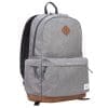 Targus Strata Rucksack Grau Kensington SmartFit® extrabreiter Monitorstand. Montage: Freistehend, Höchstgewichtskapazität: 18 kg, Maximale Bildschirmgröße: 68,6 cm (27"). Höhenverstellung. Produktfarbe: Schwarz