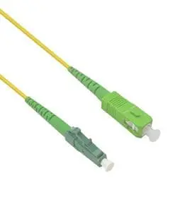 helos LWL OS2 Patchkabel Simplex LSZH 2,0mm SC/APC-LC/APC gelb 10m