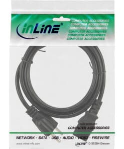Alternative view of InLine® Netzkabel, Netzstecker Japan auf Kaltgerätestecker C13, 1,8m