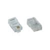 10er Pack InLine® Kabelmanager, mit Klebesockel, 5,4cm, schwarz