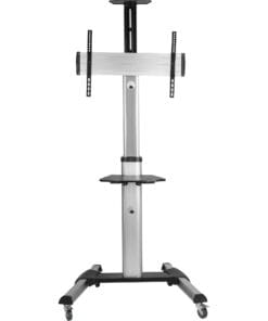 InLine® TV-Wagen, Höhenverstellbar, für LED-TV 37"-70" (94-178cm), max. 50kg, schwarz – Bild 3
