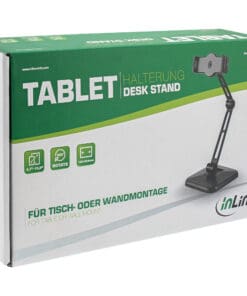 InLine® Tablet Halterung für Wand- oder Tischmontage, universal für 4,7"-12,9", schwarz InLine® Tablet Halterung für Wand- oder Tischmontage, universal für 4,7"-12,9", schwarz – Bild 3