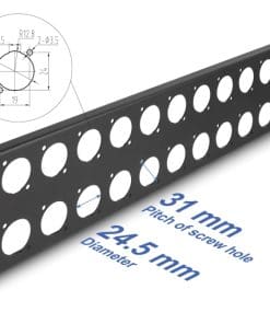 Delock 19? D-Typ Patchpanel 24 Port 2 HE schwarz
