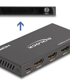 Delock HDMI Switch 3 x HDMI in zu 1 x HDMI out 8K 60 Hz