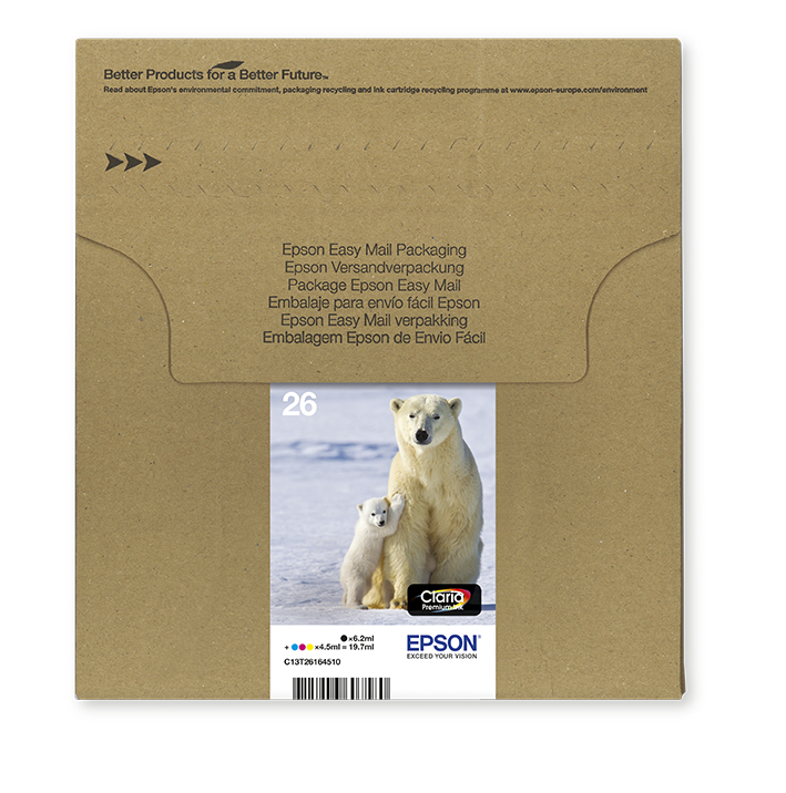 Epson Tintenpatronen Multipack 26 (4 Farben) Epson Tintenpatronen Multipack 26 (4 Farben) – Bild 2
