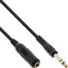 InLine® Kopfhörerverlängerung, 6,3mm Klinke Stecker / Buchse, Stereo, vergoldete Kontakte, 1m InLine® Cinch/Klinke Kabel, 2x Cinch Stecker an 3,5mm Klinke Buchse, 3m