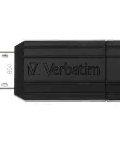 Verbatim PinStripe - USB-Stick 8 GB - Schwarz