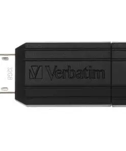 Verbatim PinStripe - USB-Stick 32 GB - Schwarz
