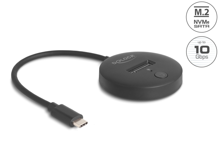 Delock M.2 Dockingstation für M.2 NVMe / SATA SSD Delock M.2 Dockingstation für M.2 NVMe / SATA SSD
