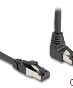 Delock RJ45 Netzwerkkabel Cat.8.1 S/FTP 90° oben gewinkelt /