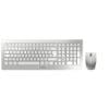 CHERRY DW 8000 Tastatur mit Maus Set DE kabellos weiß-silber Qualität und Ergonomie am Arbeitsplatz