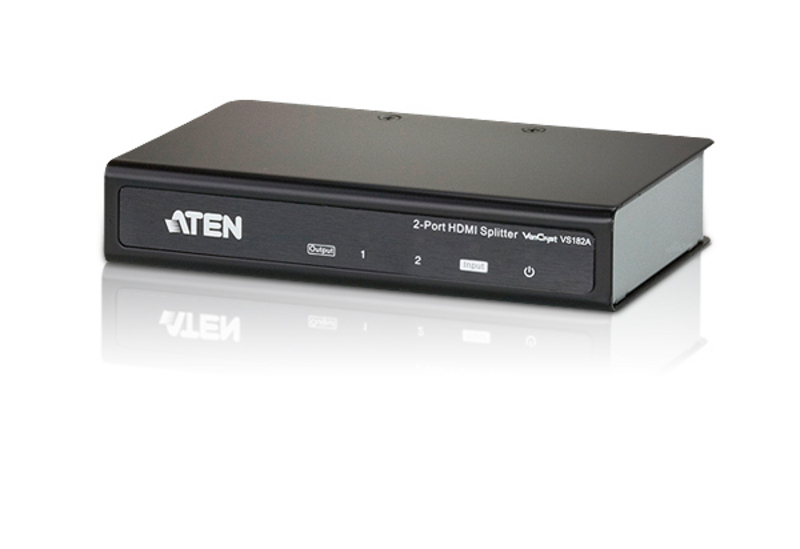 ATEN VS182A Video-Splitter HDMI 2-fach Verteiler, UHD 4K2K ATEN VS182A Video-Splitter HDMI 2-fach Verteiler, UHD 4K2K