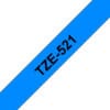 Brother Schriftband TZe-521 (lam.) Schwarz auf Blau 9mm x 8m